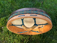 16’ Jackalope drum, Shaman drum, Small Size Drum, deer skin drum, Medicine drum