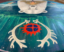 18’ Nordic Magic drum, Shaman drum, Medium Size Drum, deer skin drum, Medicine drum