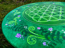 18” Green Spirit drum, Flower of Life Shaman drum, deer skin drum, medium size drum, Medicine drum