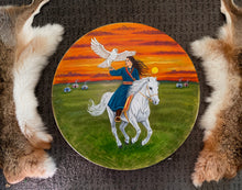 18” Horse-rider drum, Shaman drum, deer skin drum, medium size drum, Medicine drum