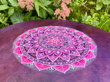 18” Rose Mandala drum, Shaman drum, deer skin drum, medium size drum, Medicine drum