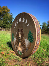 24”Bearspirit drum, Bearwoman Drum, Shamandrum, Medicine drum, Shaman-drum , Handmade drum, Large size drum, Hand drum, Medicine drum