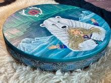 18’ Nordic Magic drum, Shaman drum, Medium Size Drum, deer skin drum, Medicine drum