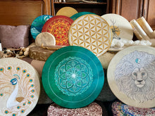 20’ Magic Mandala drum, Shaman drum, deer skin drum, medium size drum, Medicine drum