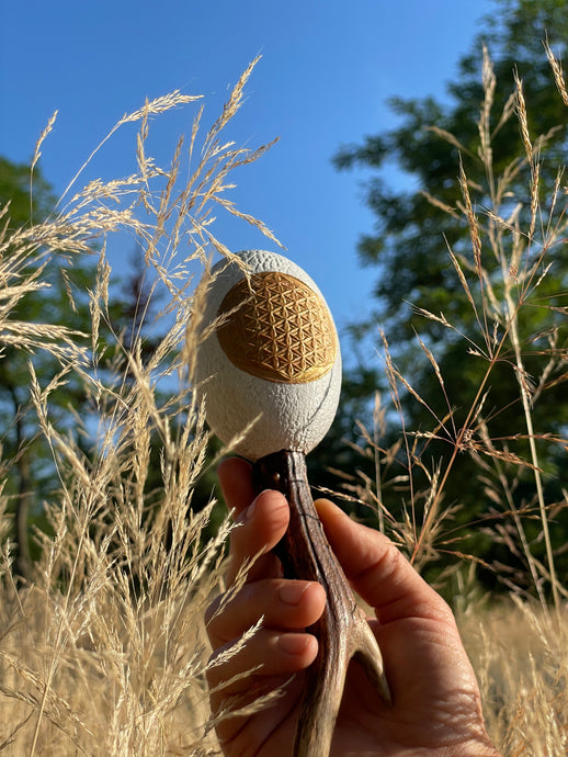 Flower of Life Rattle, Shaker