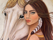 20” Horse Spirit Drum, Shamanic Drum, Medicine drum, Large size shaman-drum , Handmade drum