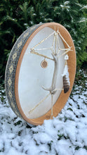 24” White Magic Drum,Deer spirit drum, Shamanic Drum, Medicine drum, Large size shaman-drum , Handmade drum