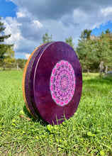 18” Rose Mandala drum, Shaman drum, deer skin drum, medium size drum, Medicine drum
