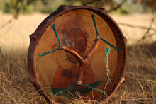 20” Bronze Lion Drum,Leo spirit drum, Shamanic Drum, Medicine drum, Large size shaman-drum , Handmade drum