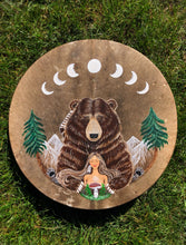 24”Bearspirit drum, Bearwoman Drum, Shamandrum, Medicine drum, Shaman-drum , Handmade drum, Large size drum, Hand drum, Medicine drum