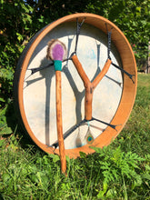 22” Dragonfly Drum, Shamanic Drum, Medicine drum, Large size shaman-drum , Handmade dru