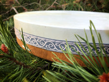 18’ White Magic drum, Shaman drum,  Small Size Drum, white deer skin drum, Medicine drum