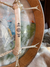 18” Horse-rider drum, Shaman drum, deer skin drum, medium size drum, Medicine drum