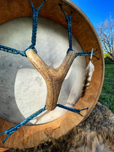 16’ Jackalope drum, Shaman drum, Small Size Drum, deer skin drum, Medicine drum