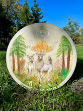 22”Magic Forest drum, Deer Spirit Drum, Shamandrum, Medicine drum, Shaman-drum , Handmade drum, Large size drum, Hand drum, Medicine drum