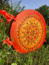 24” Sunflower Drum, Sunmandala drum, Shamanic Drum, Medicine drum, Large size shaman-drum , Handmade drum