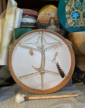 24” White Magic Drum,Deer spirit drum, Shamanic Drum, Medicine drum, Large size shaman-drum , Handmade drum