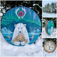 18’ Nordic Magic drum, Shaman drum, Medium Size Drum, deer skin drum, Medicine drum