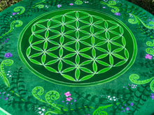 18” Green Spirit drum, Flower of Life Shaman drum, deer skin drum, medium size drum, Medicine drum