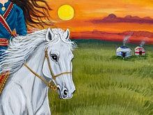 18” Horse-rider drum, Shaman drum, deer skin drum, medium size drum, Medicine drum