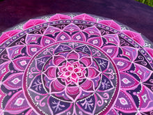 18” Rose Mandala drum, Shaman drum, deer skin drum, medium size drum, Medicine drum