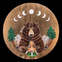 24”Bearspirit drum, Bearwoman Drum, Shamandrum, Medicine drum, Shaman-drum , Handmade drum, Large size drum, Hand drum, Medicine drum