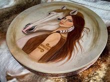 20” Horse Spirit Drum, Shamanic Drum, Medicine drum, Large size shaman-drum , Handmade drum