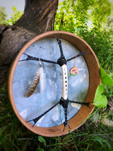 18’ Enchanted Forest drum, Shaman drum, Medium Size Drum, deer skin drum, Medicine drum