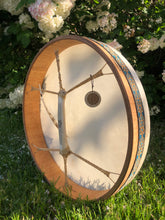 20’ White Magic drum, Shaman drum, white deer skin drum, Medicine drum