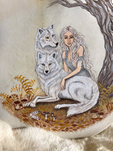 18” Wolf Spirit drum, Shaman drum, deer skin drum, medium size drum, Medicine drum