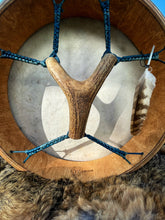 16’ Jackalope drum, Shaman drum, Small Size Drum, deer skin drum, Medicine drum