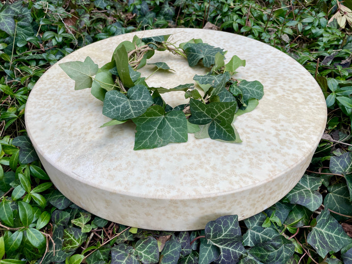 22” Wild Spirit Drum, spotted natural skin drum, Shamanic Drum, Medicine drum, Large size shaman-drum , Handmade drum