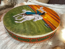 18” Horse-rider drum, Shaman drum, deer skin drum, medium size drum, Medicine drum