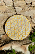 16’ Golden flower of Life drum, Shaman drum, deer skin drum, small size drum, Medicine drum
