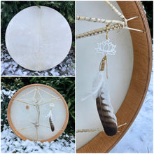 24” White Magic Drum,Deer spirit drum, Shamanic Drum, Medicine drum, Large size shaman-drum , Handmade drum