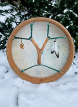 18’ Nordic Magic drum, Shaman drum, Medium Size Drum, deer skin drum, Medicine drum