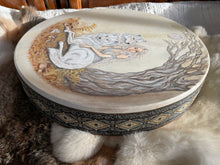 18” Wolf Spirit drum, Shaman drum, deer skin drum, medium size drum, Medicine drum