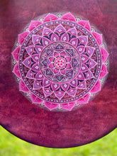 18” Rose Mandala drum, Shaman drum, deer skin drum, medium size drum, Medicine drum