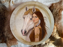 20” Horse Spirit Drum, Shamanic Drum, Medicine drum, Large size shaman-drum , Handmade drum