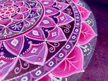 18” Rose Mandala drum, Shaman drum, deer skin drum, medium size drum, Medicine drum