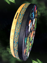 18’ Enchanted Forest drum, Shaman drum, Medium Size Drum, deer skin drum, Medicine drum