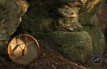 22” spotted natural skin drum , spirit drum, Shamanic Drum, Medicine drum, Large size shaman-drum , Handmade drum