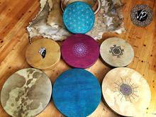 18'- 20' Custom made Shaman drum, Frame drum, Hand drum, Hand percussion - VPdrums