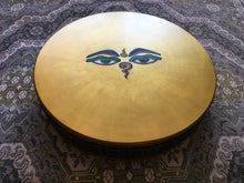 16” Golden buddha drum, drum, small size drum, Hand drum, Medicine drum, Frame drum