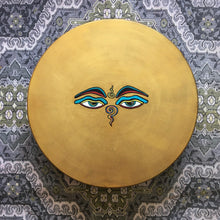 16” Golden buddha drum, drum, small size drum, Hand drum, Medicine drum, Frame drum