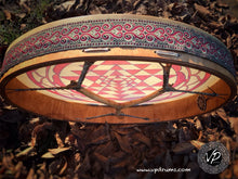 24”Sry Yantra Drum, Shamanic Drum, Medicine drum, Shaman-drum , Handmade drum, Large size drum