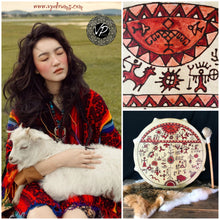 18” Mongolian Drum, Steppe Drum, Shaman drum, Medium Size Drum, Medicine drum
